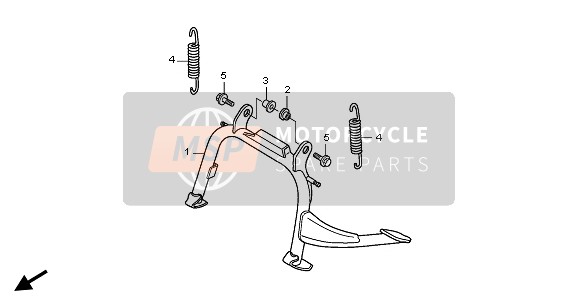 Honda SH150R 2008 STÄNDER für ein 2008 Honda SH150R